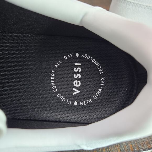 NEW Vessi Soho Sneaker 2 Womens Size 10 Waterproof Shoes Casual Ivory White - Picture 11 of 12